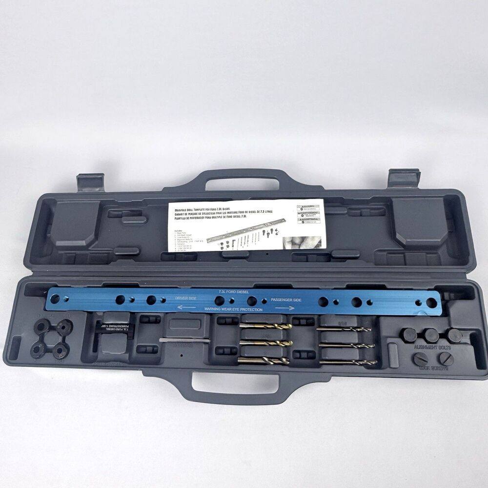 Lisle 72350 Manifold Drill Template for Ford 7.3L Diesel